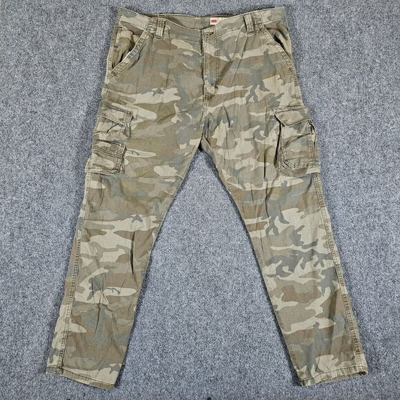 Camo Other - Wrangler Regular Taper Camo Cargo Pants Men's Tagged Size 40x32 Actual 39x30